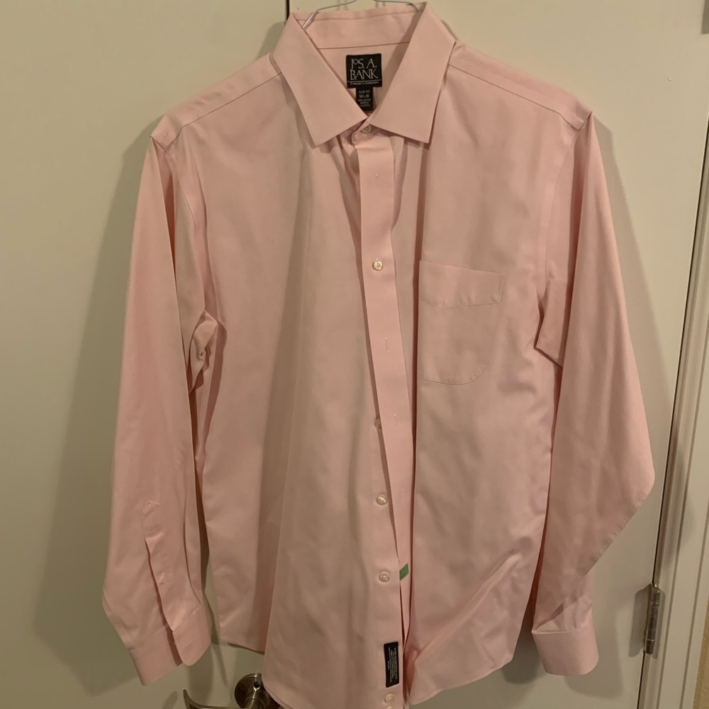 Jos A. Bank Peach Dress Shirt